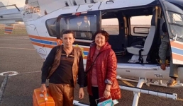 Медавиация Павлодара доставила пациентку в тяжёлом состоянии в столицу