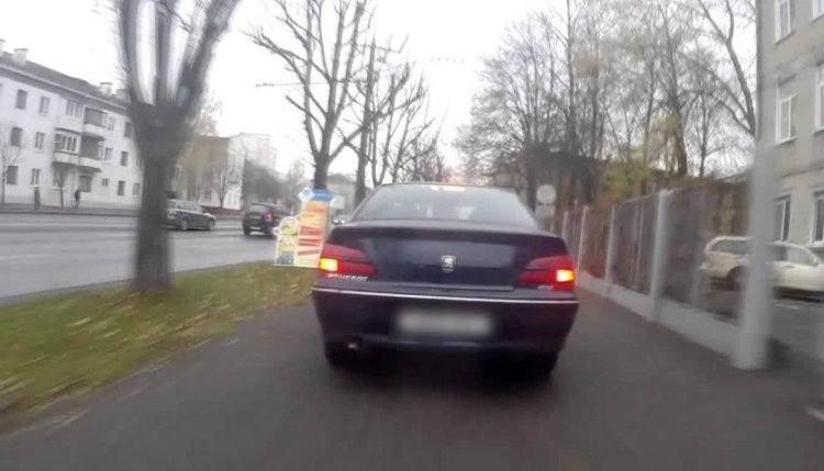 Езду не по правилам пресекли полицейские в Павлодаре (ВИДЕО)