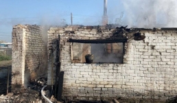 Нежилой дом сгорел в Павлодарской области