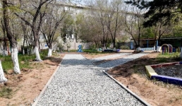 В 30 детсадах Павлодара поменяют асфальт