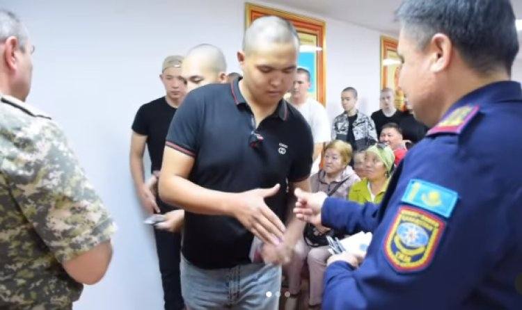 Павлодарские призывники будут служить в воинской части МЧС