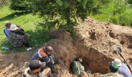 Еще восемь останков красноармейцев обнаружили павлодарцы