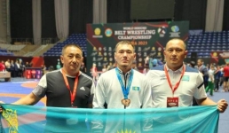 Павлодарец увёз медаль с чемпионата мира по поясной борьбе