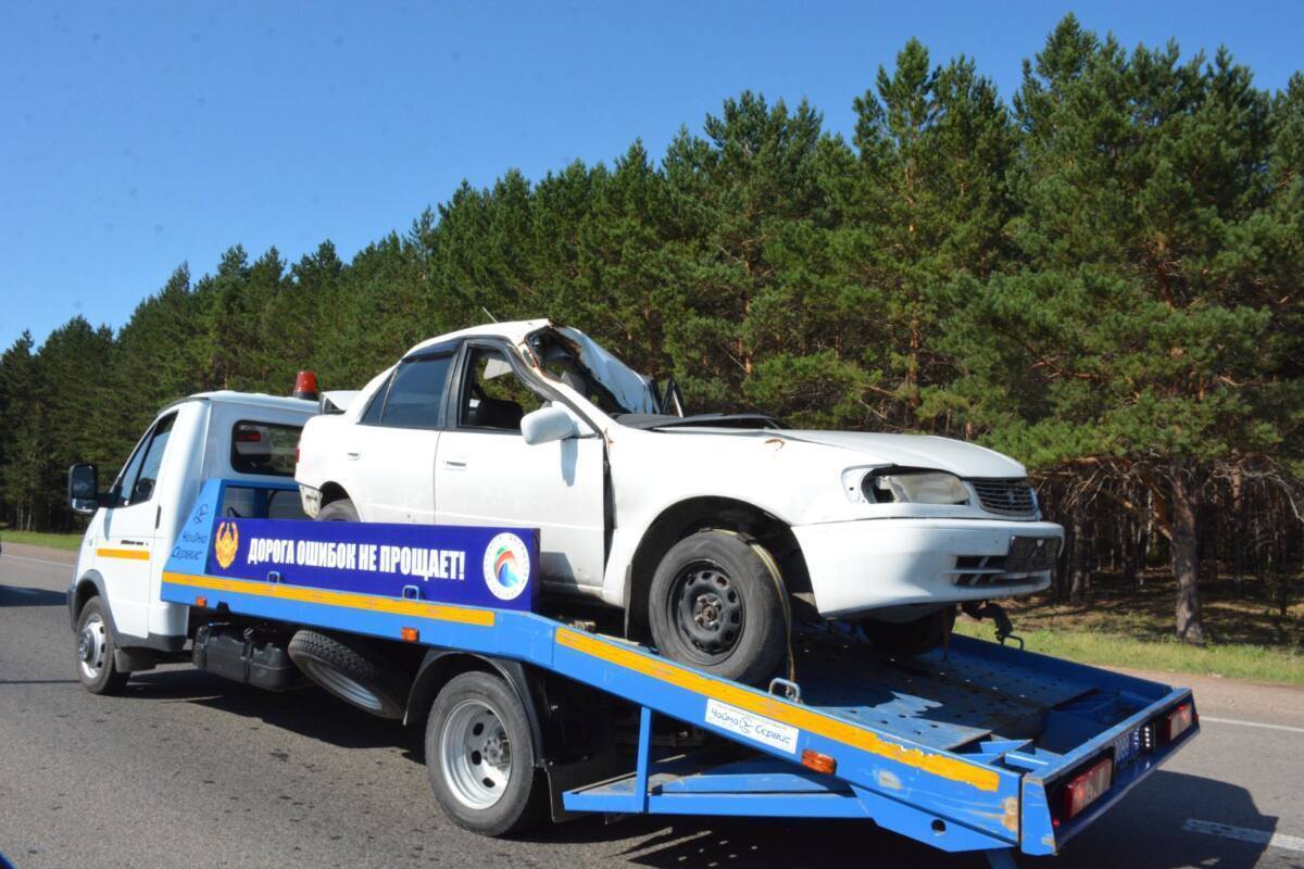 Разбитую «Тойоту» провезут по улицам Петропавловска (25.07.2023) -  Павлодар, Павлодар