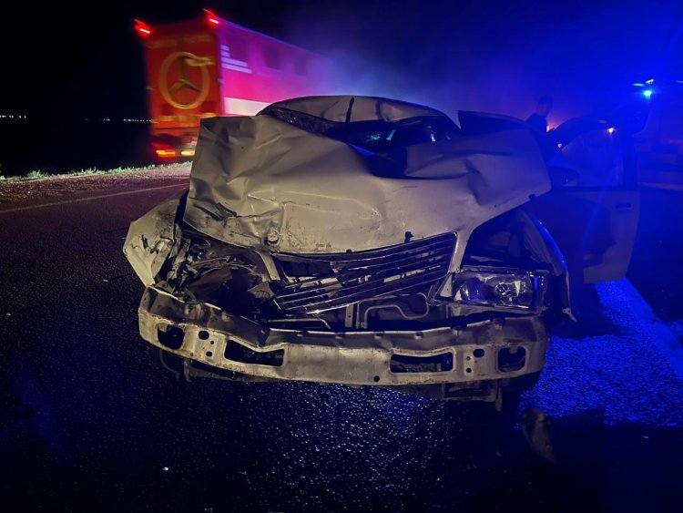 Иномарка врезалась в лошадей в пригороде Павлодара