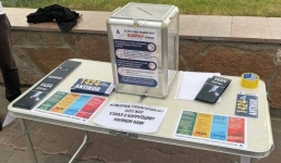 Антикоррупционный ящик установили на набережной Павлодара