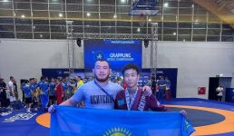 Павлодарский студент стал двукратным чемпионом мира по грэпплингу
