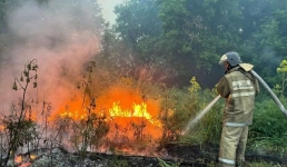 Павлодарская область оказалась самым горящим регионом