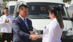 Павлодар облысының шалғай ауылдарына санитарлық көліктер берілді