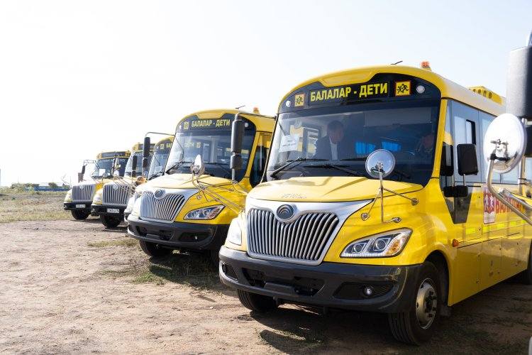 Павлодарда мектептерге берілген жаңа автобустардың қауіпсізлдгі тексерілді(ВИДЕО)