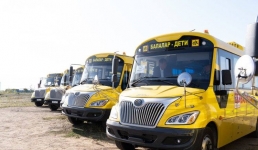 Павлодарда мектептерге берілген жаңа автобустардың қауіпсіздігі тексерілді(ВИДЕО)