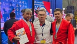 Павлодарские самбисты получили призовые места на чемпионате мира