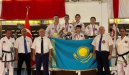 Павлодарские тхэквондисты поднялись на пьедестал чемпионата Европы