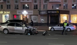 В Павлодаре столкнулись две иномарки