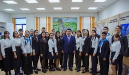 Министр просвещения Казахстана поблагодарил школьников Павлодара