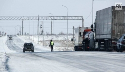 Павлодарцы не смогут доехать по трассе до Астаны и Караганды