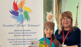 Юная павлодарка покорила жестовым пением жителей Кыргызстана