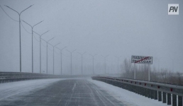 В Павлодарской области закрыли участок трассы на Астану