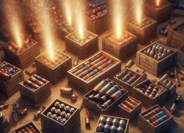 Коробки с опасными фейерверками изъяли у павлодарцев