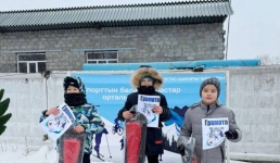 В Павлодаре прошла новогодняя гонка