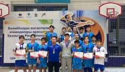 Юных павлодарцев признали лучшими волейболистами Казахстана