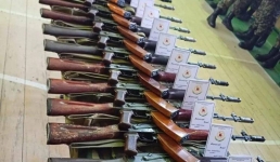 В Павлодаре вооружили молодых военнослужащих