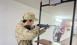 Павлодарские старшеклассники соревновались в военной подготовке