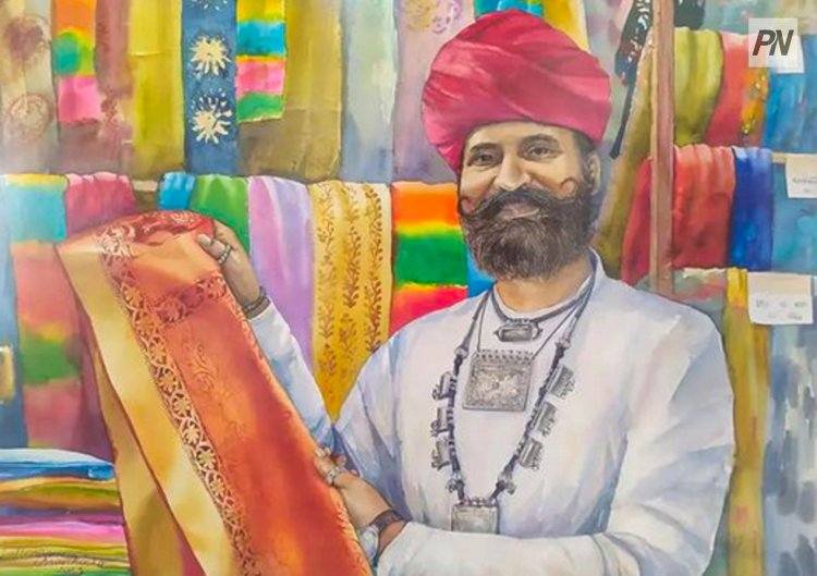 Павлодарская художница организовала вернисаж для встречи глав дипмиссий в Казахстане