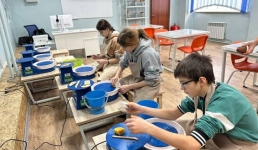 Гончарную мастерскую открыли в школе Павлодара