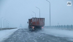 В Павлодарской области закрыли движение