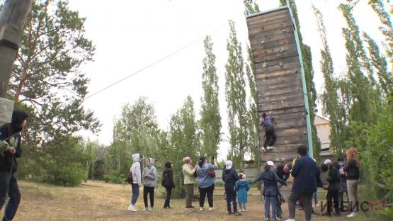 Лагерь выходного дня провели в Павлодаре