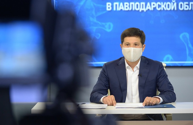 Прямой эфир отчёта акима Павлодарской области Абылкаира Скакова