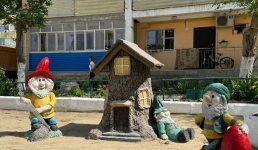 Двор-оазис создали жители 41 дома в 5 микрораойне Актау