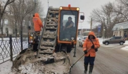 С улиц Темиртау с начала текущего года вывезли более 10 тысяч кубометров снега